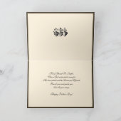 聖ヨセフの父の日カトリックの宗教的カード カード (内部)