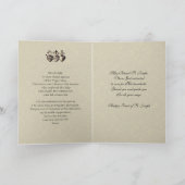 聖ヨセフの祭りのカトリック祈祷カード カード (内部)