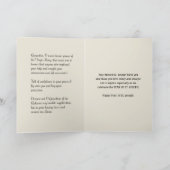 聖ヨセフの祭日 カトリック祈り 年 カード (内部)