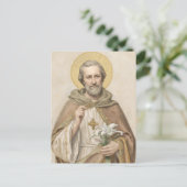 聖ヨセフの葬儀の祈りのポストカード ポストカード (スタンド正面)