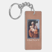 聖ヨセフの饗宴乳児イエス キーホルダー (正面左)