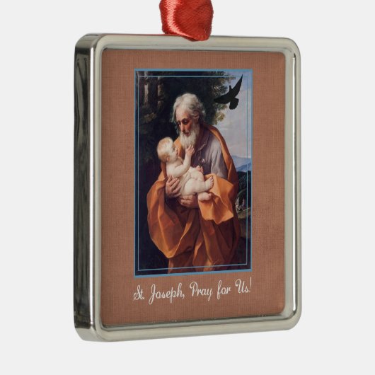 聖ヨセフの饗宴乳児イエス メタルオーナメント (右)
