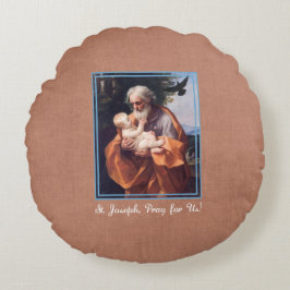 聖ヨセフの饗宴乳児イエス ラウンドクッション