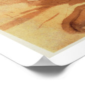 聖ヨセフはキリストの子を慕って(ペン、インク、b) ポスター (角)