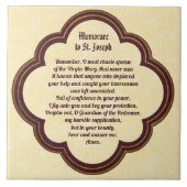 聖ヨセフへの祈りの言葉の記憶2 タイル (正面)