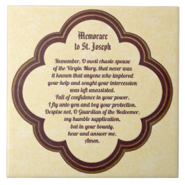 聖ヨセフへの祈りの言葉の記憶2 タイル