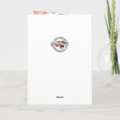 聖ヨセフイエスフローラ宗教カトリック カード (裏面)