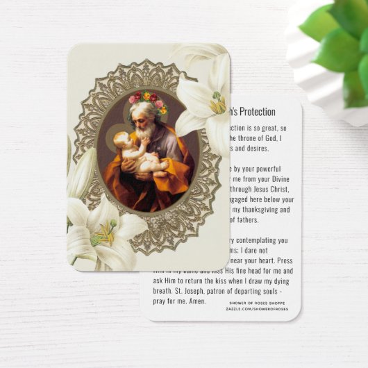 聖ヨセフイエズプロテクション祈りの言葉宗教 (デスク)