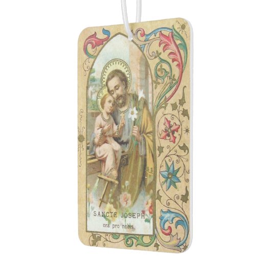 聖ヨセフベビーイエスカソリッ伝統的ク カーエアーフレッシュナー (左)