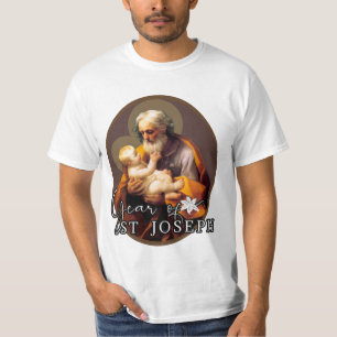 聖ヨセフ宗教カトリックの年 Tシャツ