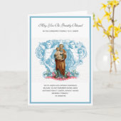 聖ヨセフ宗教カトリック教会 カード (黄色い花)