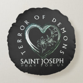 聖ヨセフ悪魔の恐怖 ラウンドクッション
