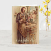 聖ヨセフ父の日エンジェルズツール カード (黄色い花)