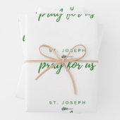 聖ヨセフ祈私たち ラッピングペーパーシート (インサイチュ)