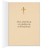 聖ヨセフ祝祭日カソリッ伝統的ク祈りの言葉 (内側 (右))