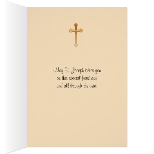 聖ヨセフ祝祭日カソリッ伝統的ク祈りの言葉 (内側 (右))