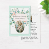 聖ヨセフ葬儀記念祈りの言葉カード (デスク)