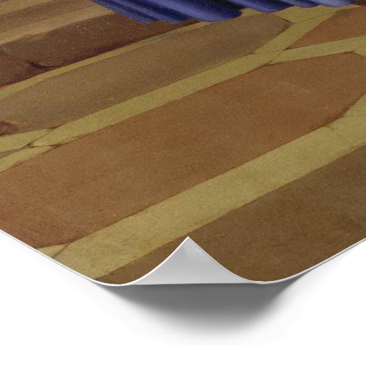 聖ヨセフ運の乳児イエス1665年 ポスター (角)