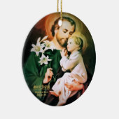 聖ヨセフ、イエスの守護者 セラミックオーナメント (右)