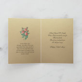 聖ヨセフ・イエス神父の日カトリック信者 カード (内部)