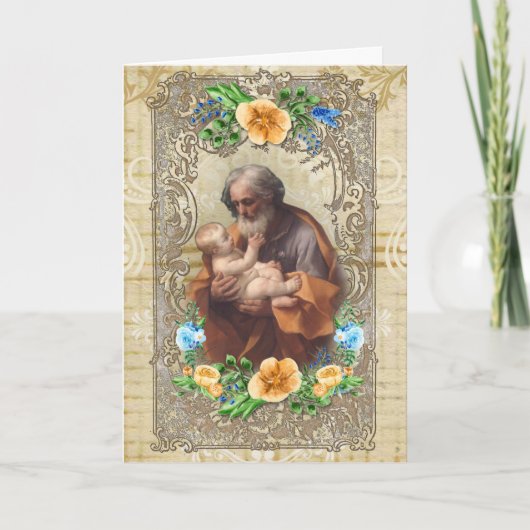 聖ヨセフ・イエス・カトリック弔意ありがとう サンキューカード (正面)