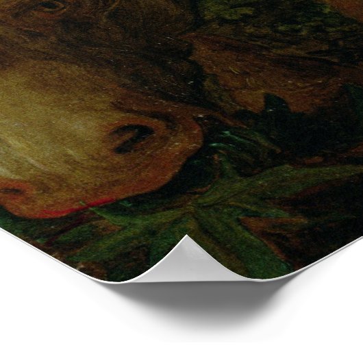 聖ヨセフ「エジプトへの逃走中の残り」より ポスター (角)