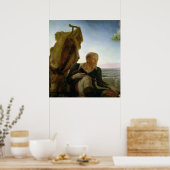 聖ヨセフ「エジプトへの逃走中の残り」より ポスター (キッチン)