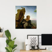 聖ヨセフ「エジプトへの逃走中の残り」より ポスター (ホームオフィス)