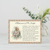 聖ヨセフ・カトリックの聖餐式祈りの言葉 カード (スタンド正面)