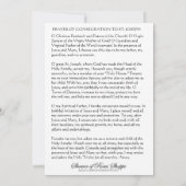 聖ヨセフ・カトリック祈りの言葉開教法 (裏面)