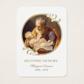 聖ヨセフ・カトリック葬儀記念聖札 –  (正面)