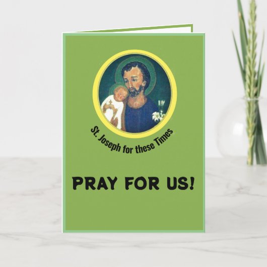 聖ヨセフ カード (正面)