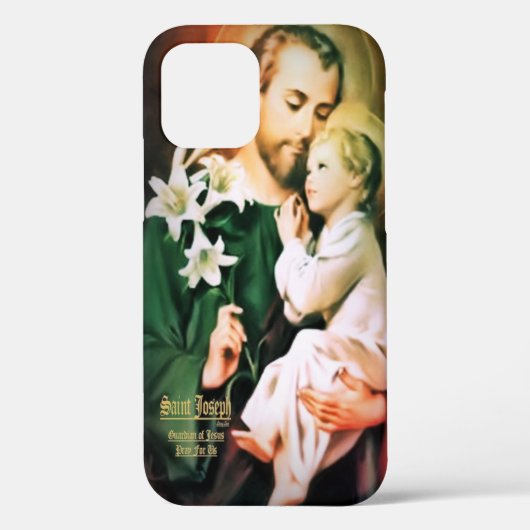 聖ヨセフ・ガーディアン・オブ・イエス Case-Mate iPhoneケース (裏面)