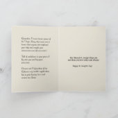 聖ヨセフ·デイ·チャイルド·イエス·宗教的ヴィンテージ カード (内部)