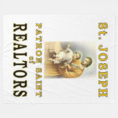 聖ヨセフ フリースブランケット (正面(横))