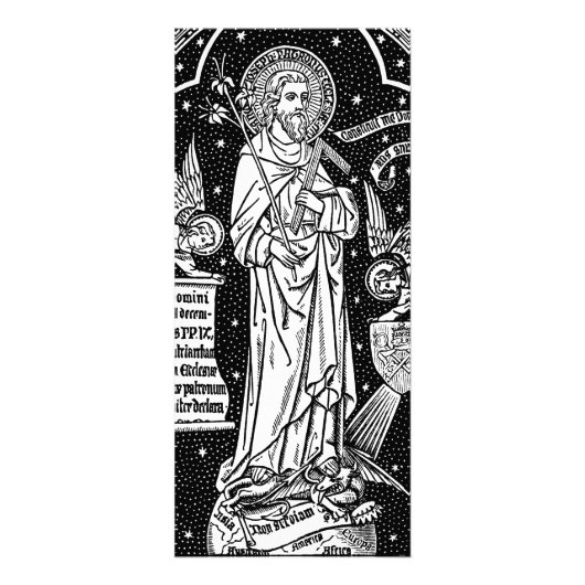 聖ヨセフ、教会の守護者(詳細、DT 01) ラックカード (正面)