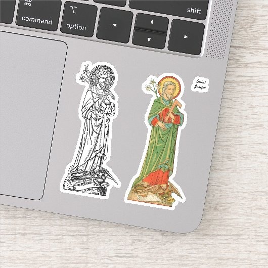 聖ヨセフ、教会の守護者 – 2 違う シール (詳細)