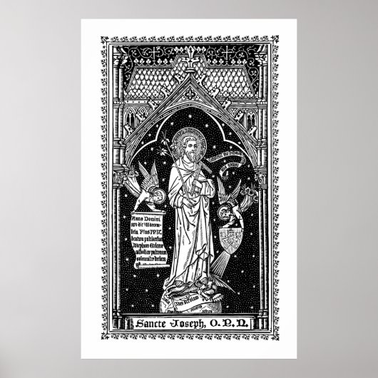 聖ヨセフ、教会の守護者(DT 01) ポスター (正面)