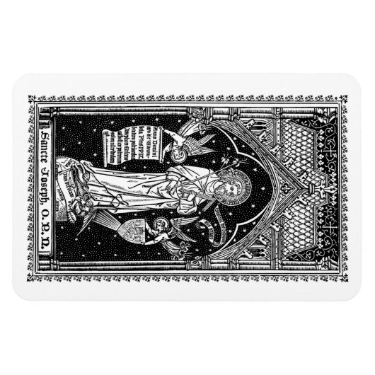 聖ヨセフ、教会の守護者(DT 01) マグネット (横)