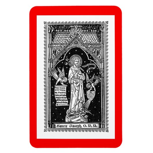 聖ヨセフ、教会の守護者(DT 01) マグネット (縦)