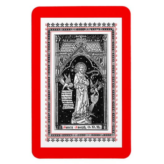 聖ヨセフ、教会の守護者(DT 01) マグネット (縦)