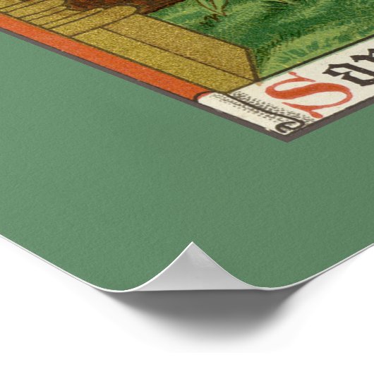 聖ヨセフ、教会の守護者(SAU 35) ポスター (角)