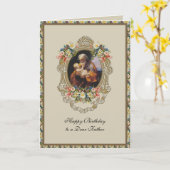 聖ヨセフ 父 ダッド 誕生日 花 祈り カード (黄色い花)