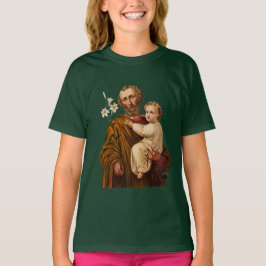 聖ヨセフ - 聖家族の守護者 Tシャツ