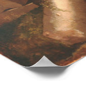 聖ヨハネとパトモス・ニコラス・ポースの風景 ポスター (角)