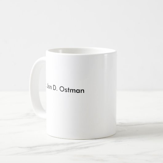 聖ヨハネのためのwhimps無しバプテスト コーヒーマグカップ (正面左)