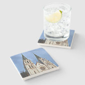 聖ヨハネのカテドラルバプテストのサバンナのコースター ストーンコースター (横)