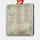 聖ヨハネの島の地図 メタルオーナメント (左)