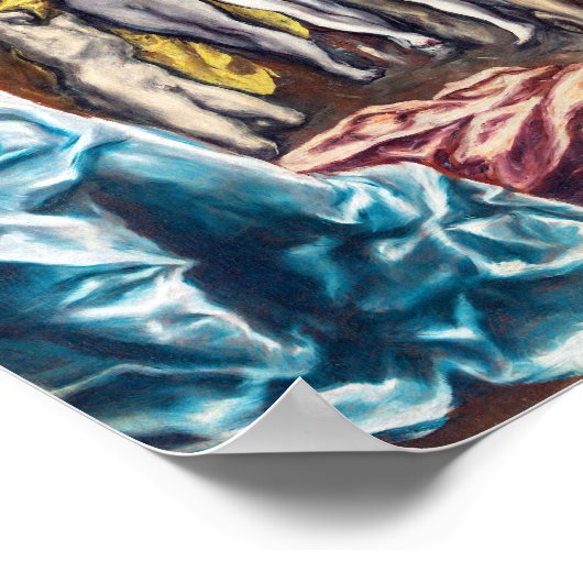 聖ヨハネの幻 | El Greco | ポスター (角)