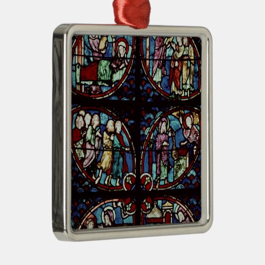 聖ヨハネの生命からの場面バプテスト メタルオーナメント (右)